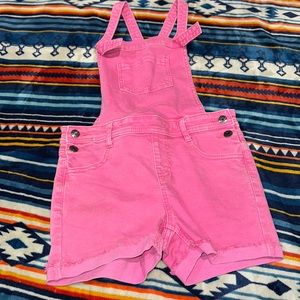 Girls Cat & Jack overalls shorts